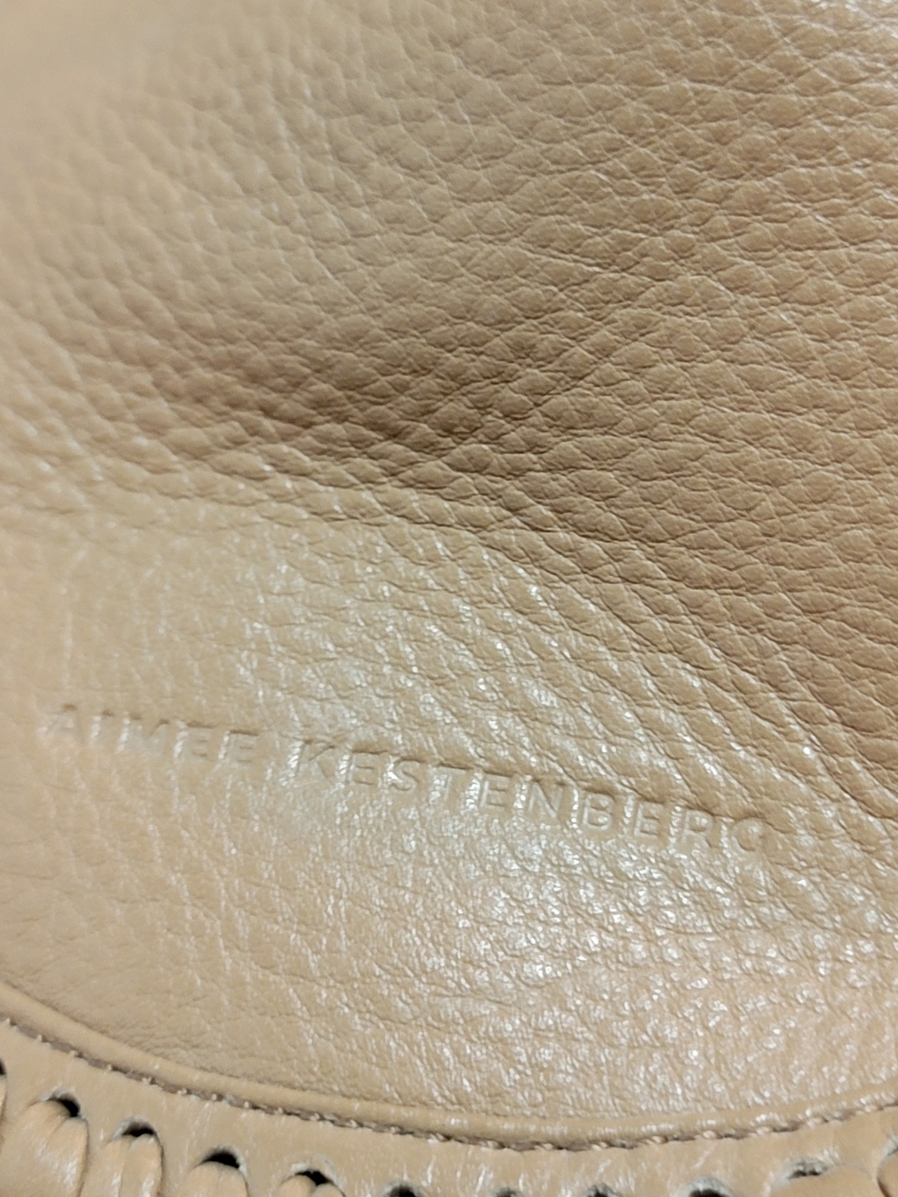 Aimee Kestenberg Tan Leather Shoulder Bag - Picture 4 of 16